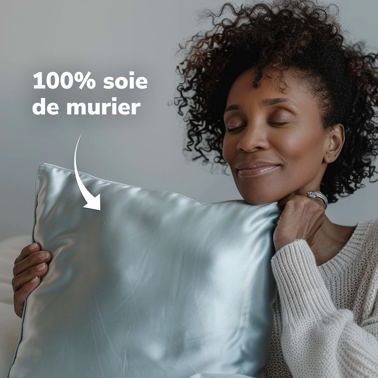 Taie en soie | Soin nuit anti-chute et signe de l'âge