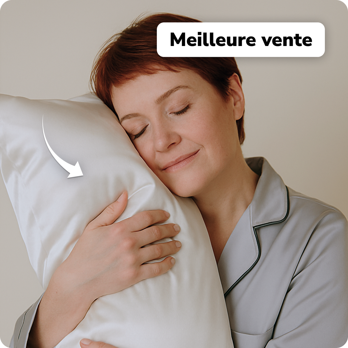 Taie en soie | Soin nuit anti-chute et signe de l'âge